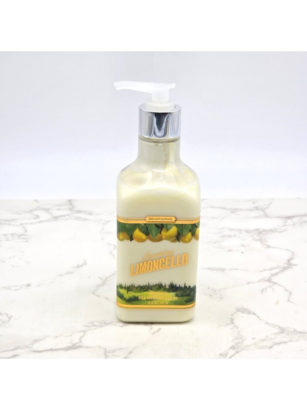 Bath and Body Works Sparkling Limoncello Hand Lotion Olive Oil  Pump 10oz NEW